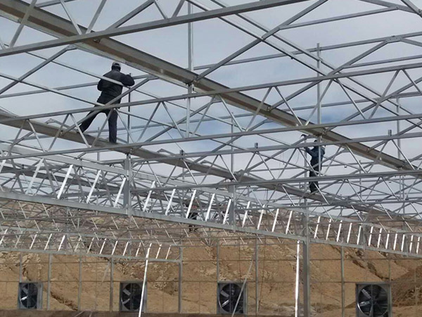 銅川大棚骨架安裝